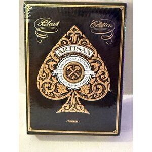 Artisan Black Edition Playing Cards Deck Guild Of Artisans Theory 11 2018 Sealed